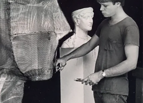 ‘The Role of a Replica’: Alan LeQuire Working On Athena Parthenos, c. 1983.