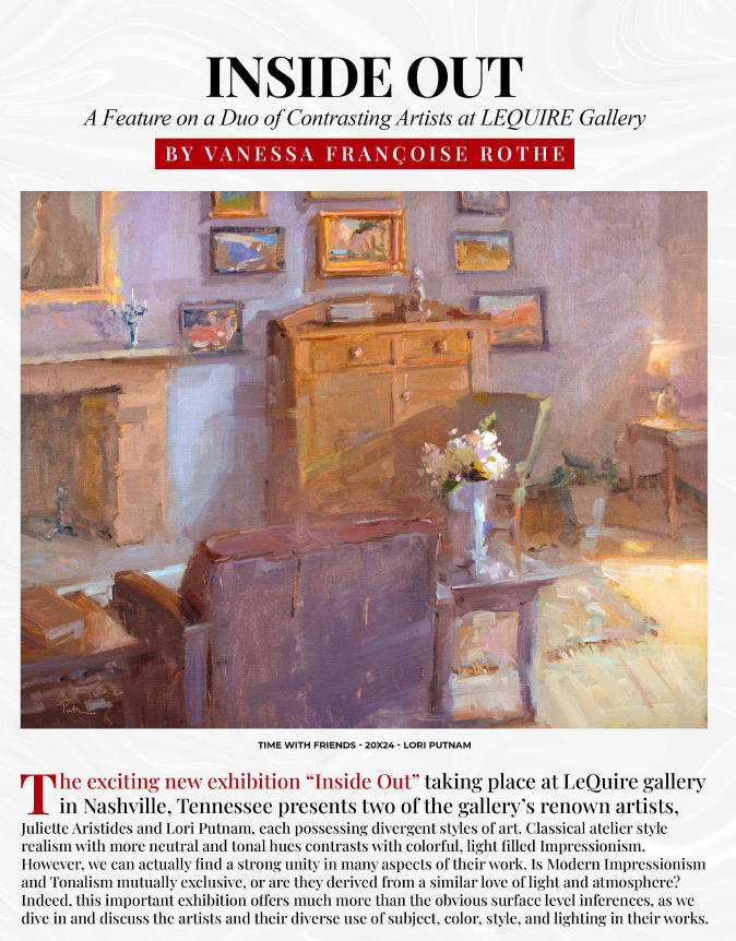 INSIDE OUT: A Feature on a Duo of Contrasting Artists by Vanessa Francoise Rothe